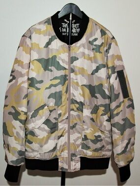 Camouflage Bomber Jacket
